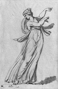 Konsttryck  Bacchante