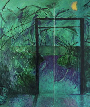 Konsttryck  Moonlit Garden, 2014,