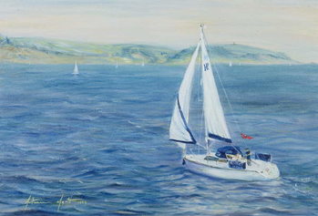 Konsttryck  Sailing Home, 1999