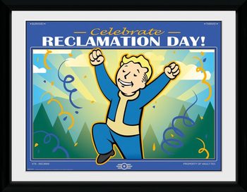 Πλαισιωμένη αφίσα Fallout 76 - Reclamation Day