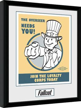 Framed Poster Fallout - Needs You