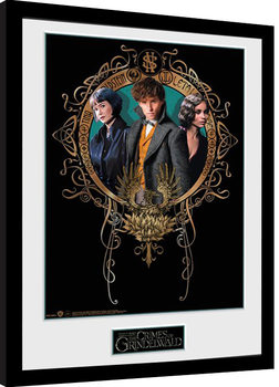 Framed Poster Fantastic Beasts 2 - Trio