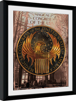 Indrammet plakat Fantastic Beasts And Where To Find Them - Magical Congress