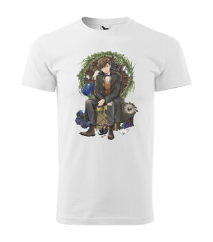 Camiseta Fantastic Beasts - Newt sitting on create