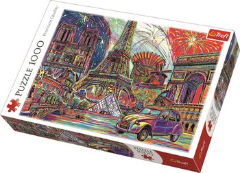 Puzzle Farby Paríža