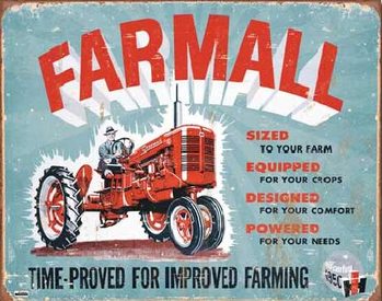 FARMALL - Model A Metalplanche