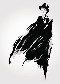 Tričko Fashion girl in sketch-style