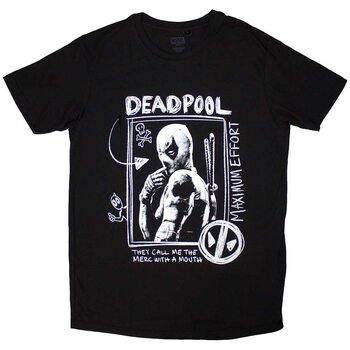 T-shirt Deadpool - Merc With A Mouth Max Effort