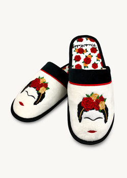 Fashion Slippers Frida Kahlo - Minimalist