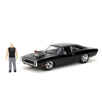 Fast & Furious - Doge Charger 1970 1:24 + Dominic Toretto