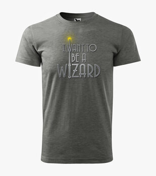 Tričko Fatnastická zvířata - I want to be a wizard