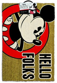 Felpudo Mickey Mouse - Hello Folks