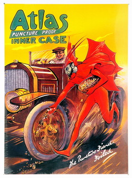 Fém tábla ATLAS PUNCTURE PROOF