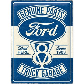 Fém tábla Ford V8 - Truck Garage