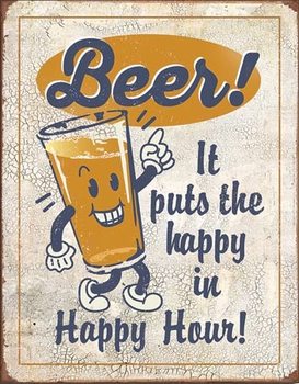 Happy Hour - Beer fémplakát