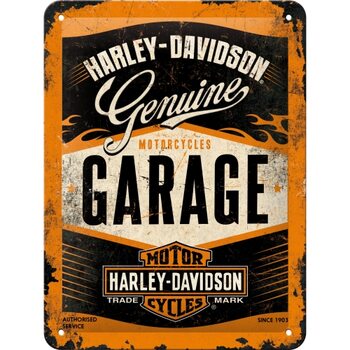 Fém tábla Harley Davidson - Garage