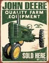 Fém tábla JOHN DEERE SOLD HERE