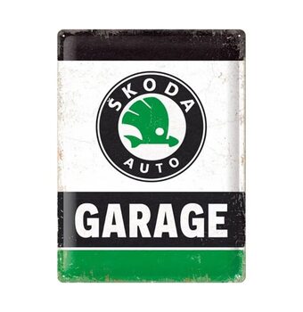 Fém tábla Škoda - Garage