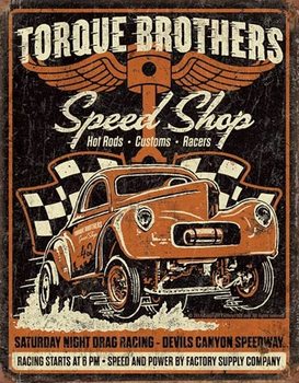 Torque Bros - Gasser fémplakát