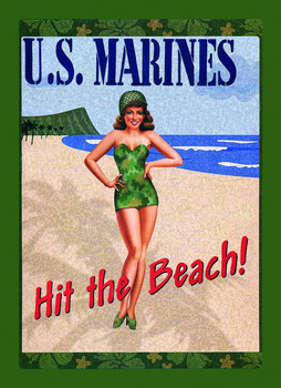Fém tábla U.S. MARINES