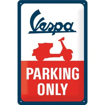 Fém tábla Vespa Parking Only