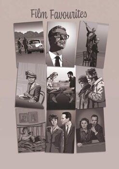 Klistermärke Film Classics