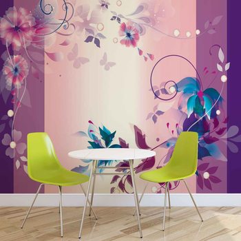 Ταπετσαρία τοιχογραφία  Floral Design