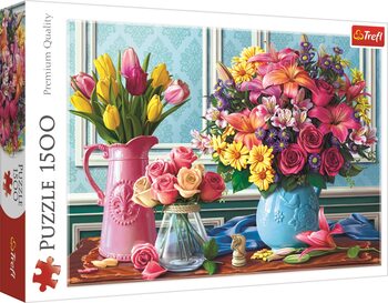 Puzzle Flowers in Vases
