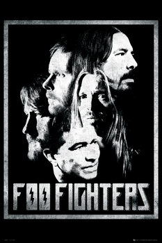 Framed Poster Foo Fighters - group