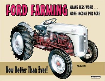 Ford Farming 8N Metalen Wandplaat
