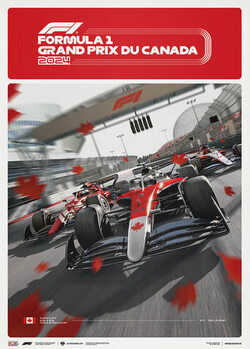 Umělecký tisk Formula 1 Grand Prix Du Canada 2024
