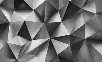Abstract Art Grey Fotobehang