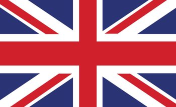 Bandiera Gran Bretagna Regno Unito Fotobehang