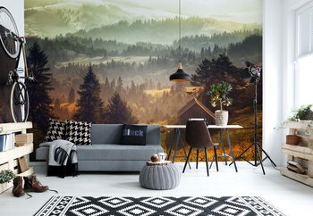 Cottage With Views Fotobehang