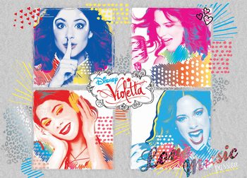 Behang Disney Violetta