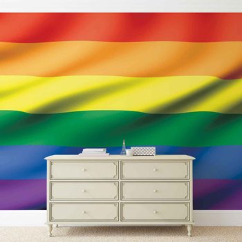 Flag Rainbow Gay Pride Fotobehang