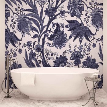 Flowers Plants Pattern Vintage Fotobehang