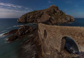 Gaztelugatxe Fotobehang