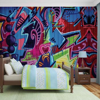 Graffiti Street Art Fotobehang