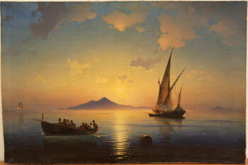 Behang The Bay of Naples, 1841