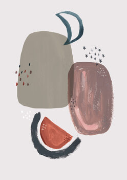 Ilustracja Abstract moon