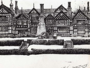 Reprodukcja  Bramall Hall Bramhall, 2004,