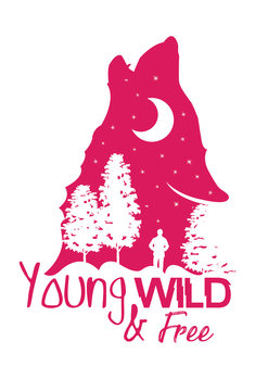 Fotografia d'arte Young, Wild & Free - Pink