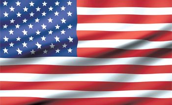 Fotomurale Bandera Estados Unidos Estados Unidos