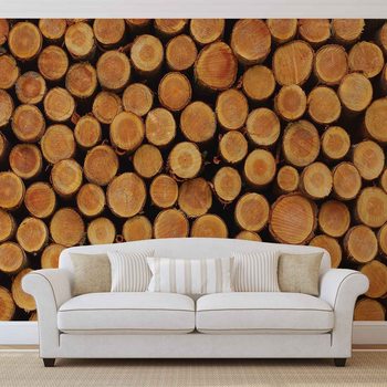 Fotomural Madera, textura, registros, naturaleza