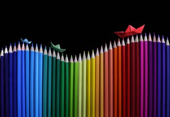 Fotomural Rainbow Storm