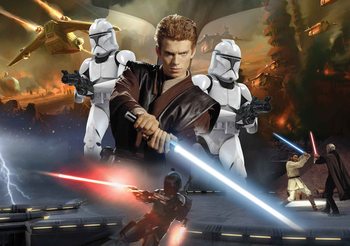 Fotomurale Star Wars Clones de ataque Anakin Skywalker