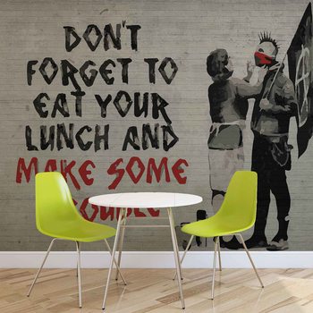 Banksy Graffiti Fototapet