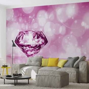 Fototapet Diamond Pink