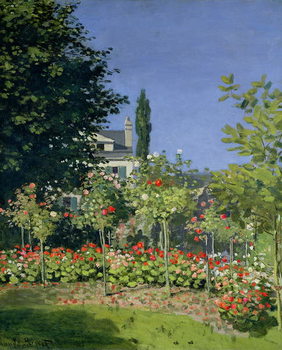 Fototapet Flowering Garden at Sainte-Adresse, c.1866